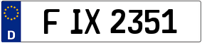 Truck License Plate